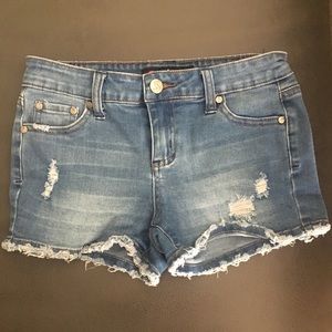 Girl’s 12 Ripped Jean Shorts